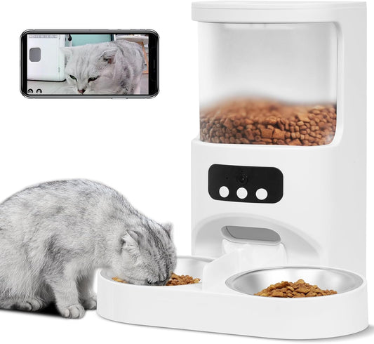 MIETUBL Smart 2-Cat Feeder with HD Camera