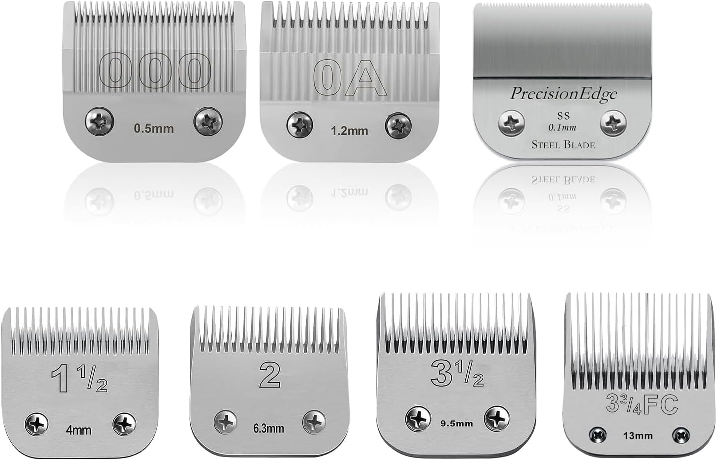 Professional Detachable Replacement Ceramic Blades Set for Clippers