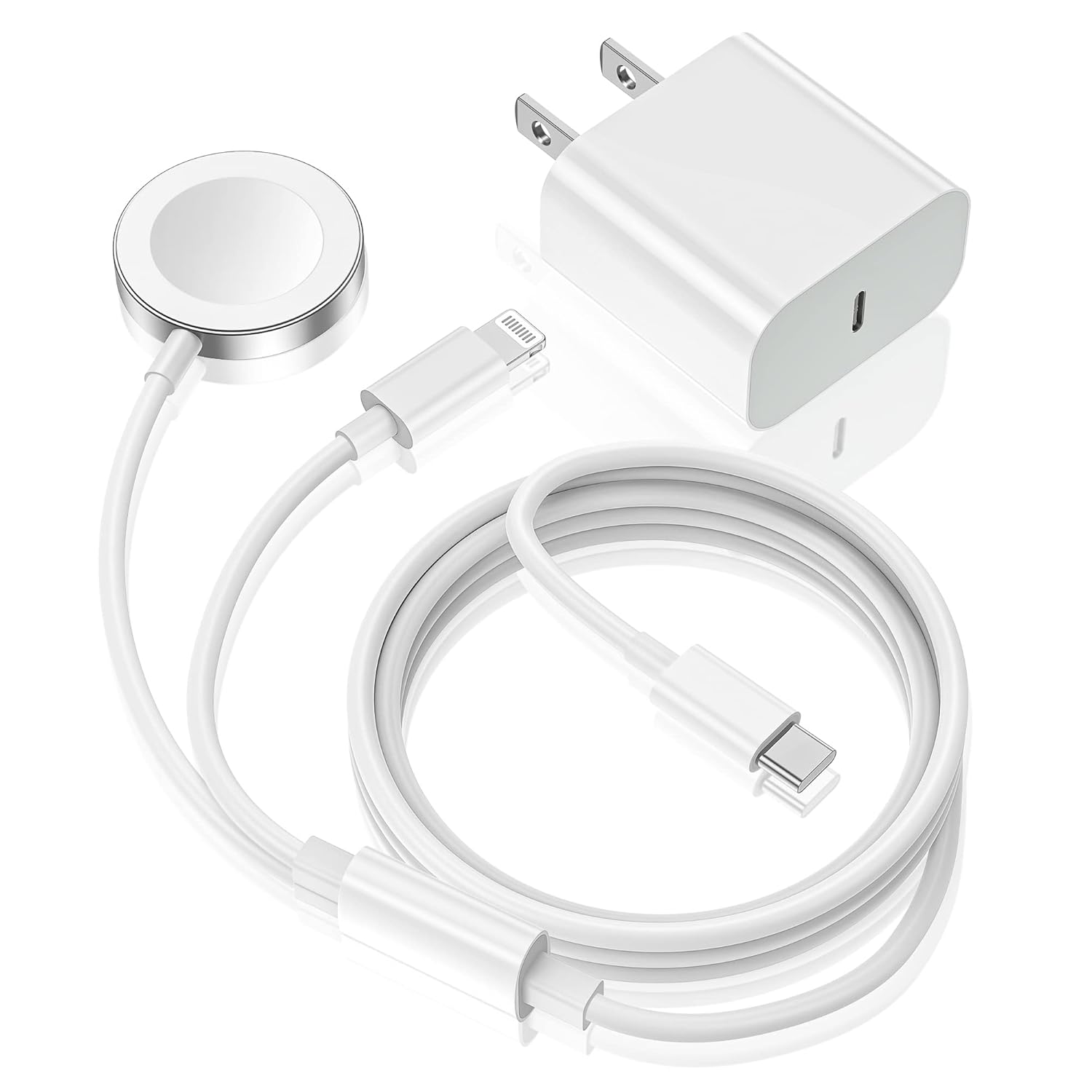 MFi Certified 2-in-1 Magnetic Charger Set