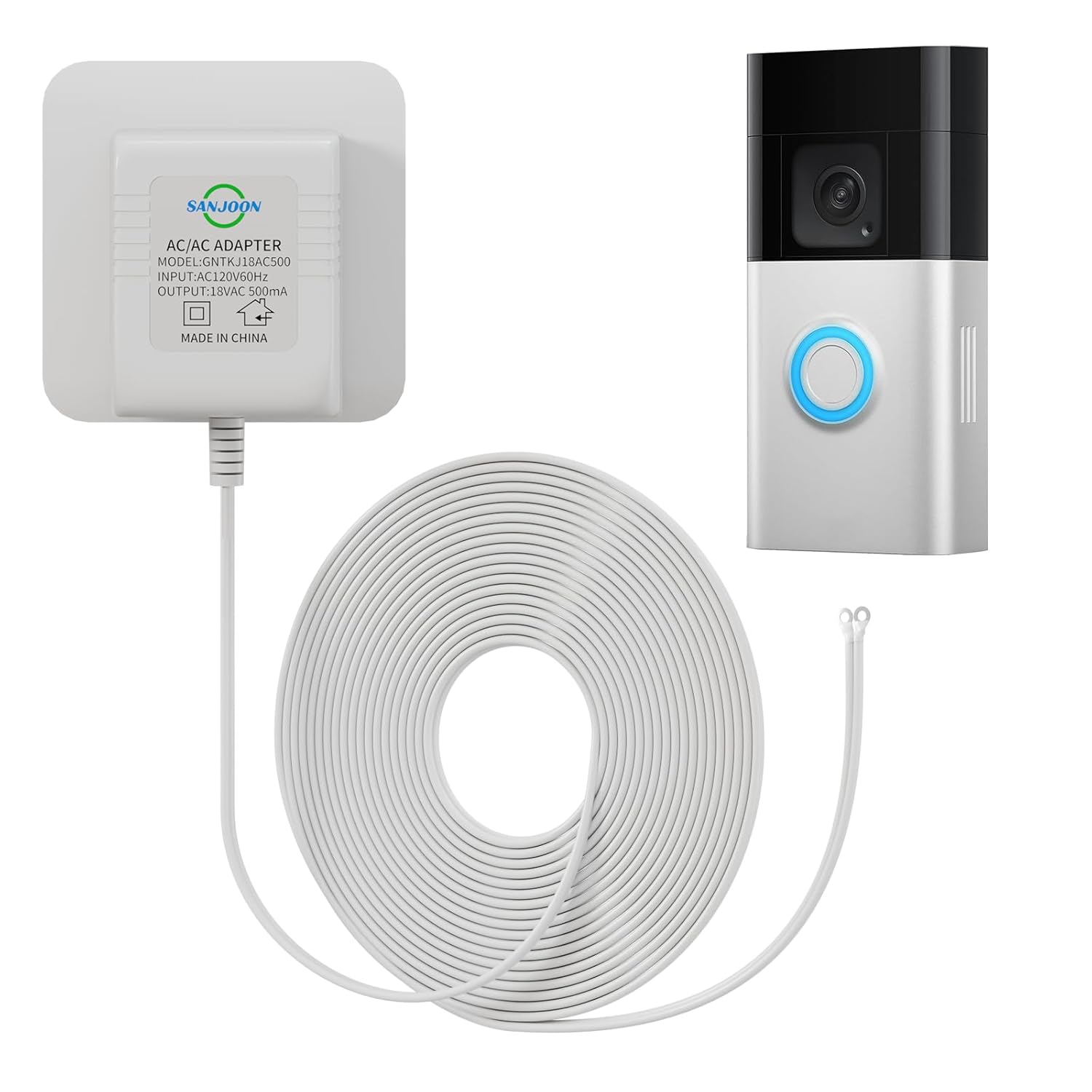 18V Power Adapter for Video Doorbells - SANJOON
