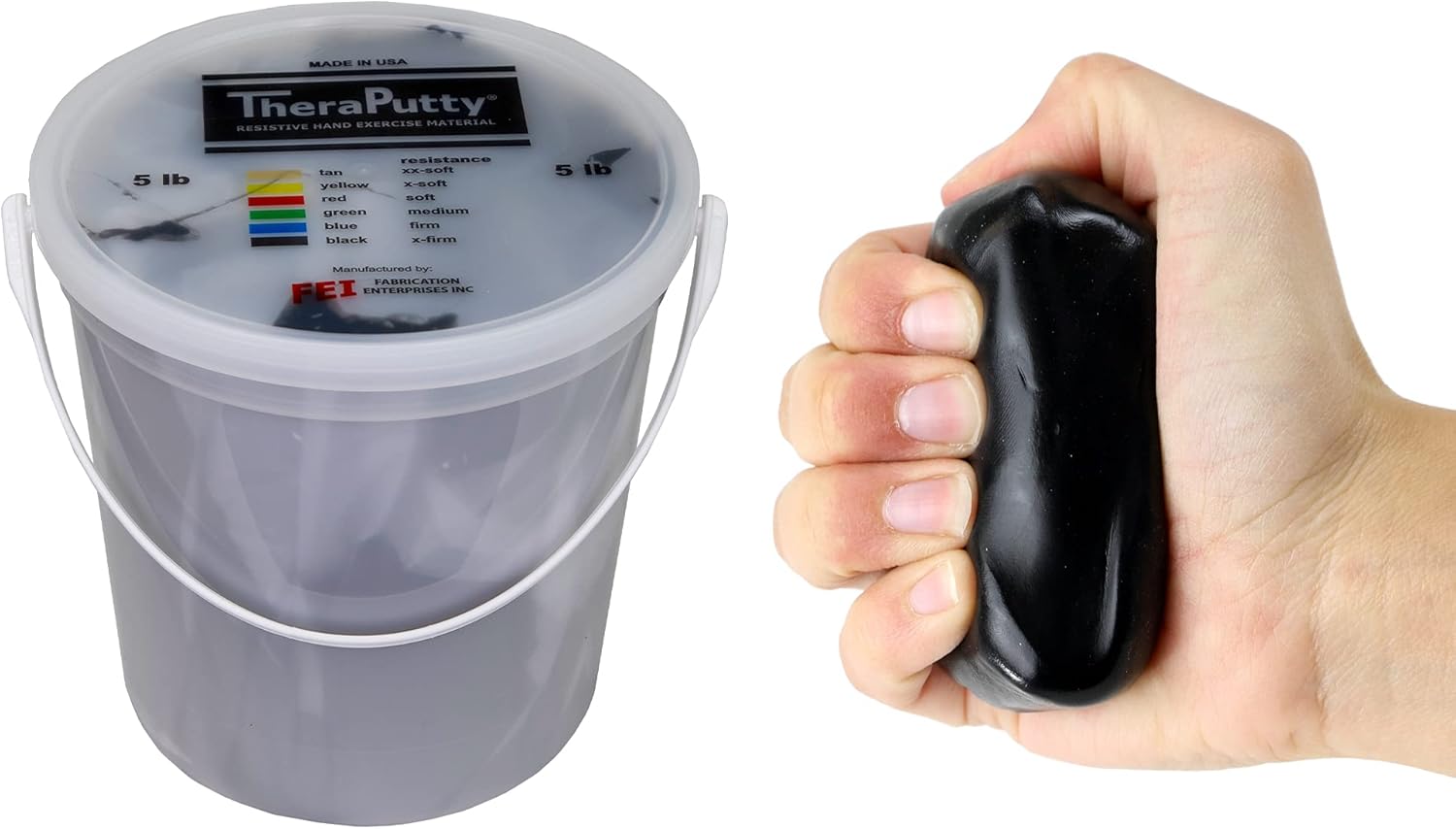 CanDo TheraPutty Standard Hand Exercise Putty for Rehabilitation