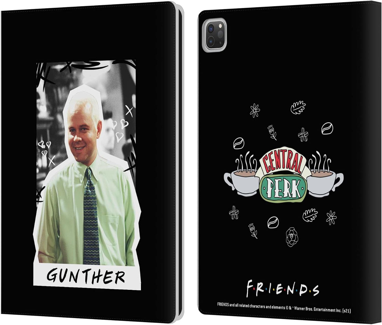 Friends TV Show Gunther Key Art Leather Wallet Case for iPad Pro