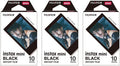 Fujifilm Instax Mini Instant Film Black Frame 3-Pack Bundle Set