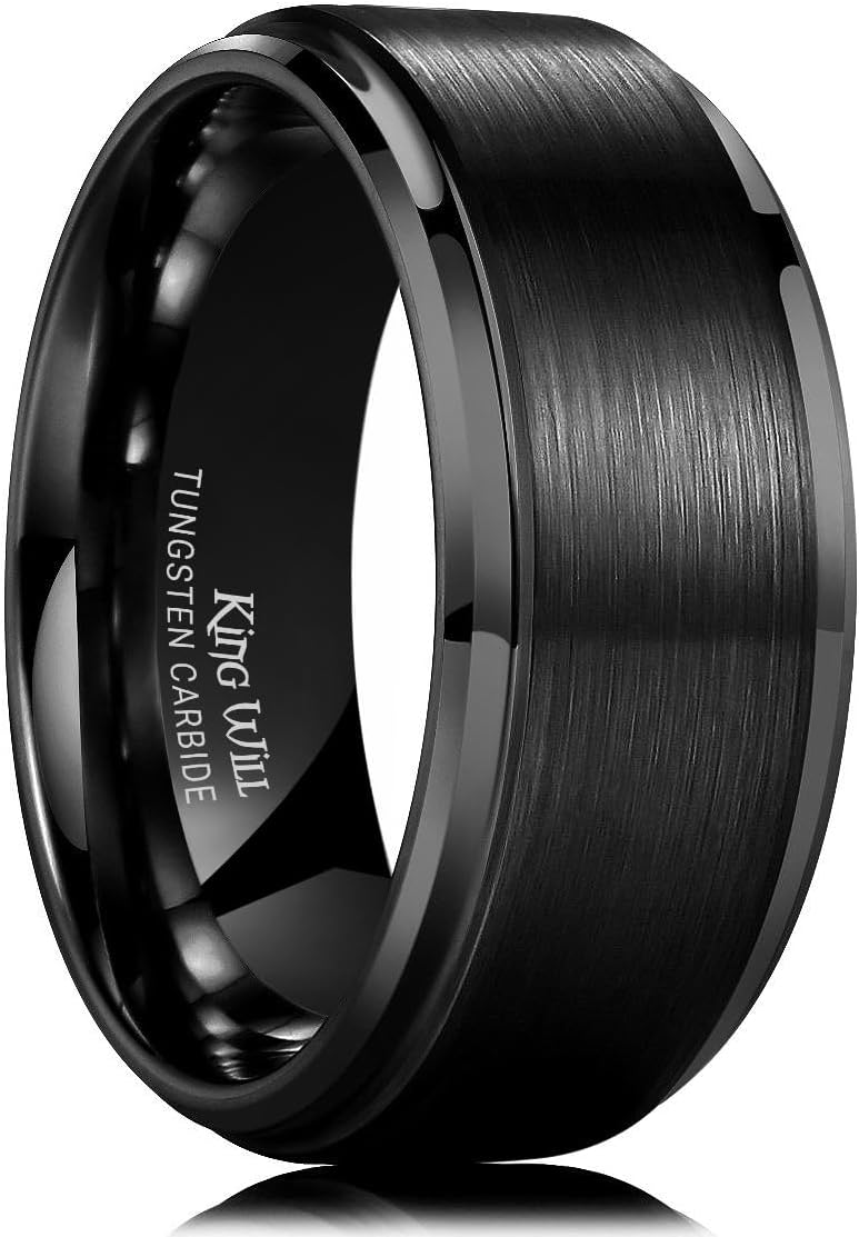 Classic Tungsten Wedding Band for Men - Comfort Fit Design