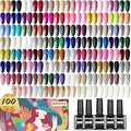 Gel Nail Polish 100-Piece Set by JODSONE - 95 Colors & Base/Top