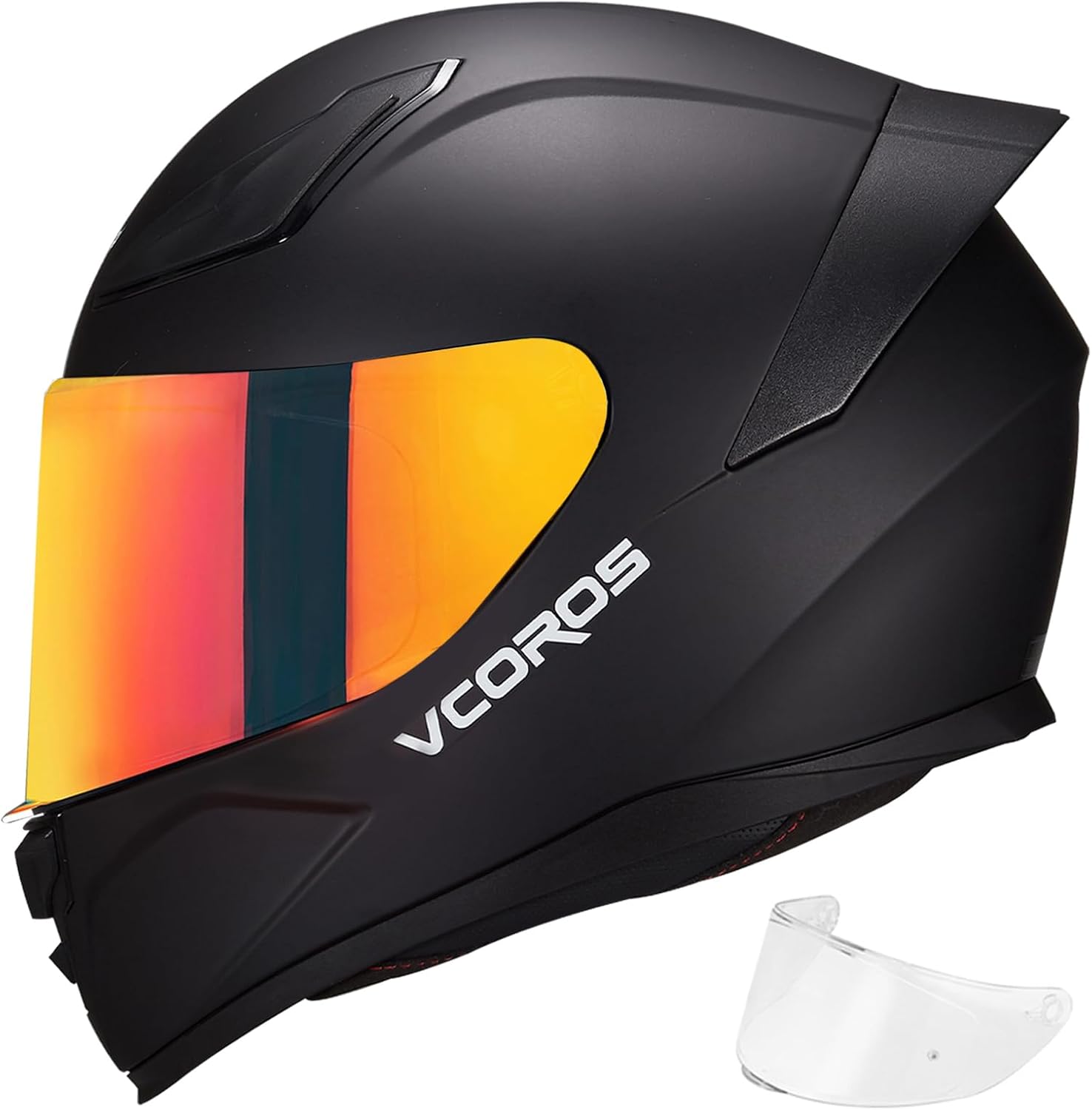 VCOROS Motorcycle Full Face Helmet for Unisex-Adults DOT Approved