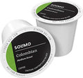 Solimo Medium Roast Colombian Coffee Pods, 100 Count - Smooth, Floral