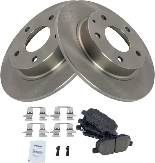 TRQ Rear Brake Pad & Rotor Kit for 2014-2016 Mazda 3 Review