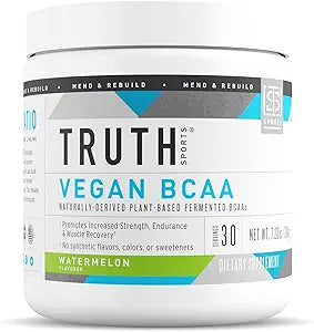 Truth Nutrition Vegan BCAA Powder for Energy and Muscle Recovery