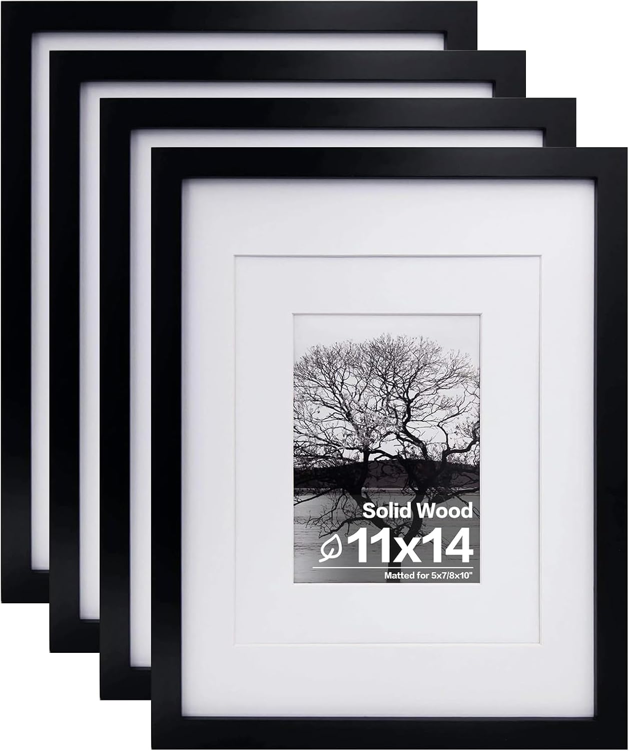 Egofine 11x14 Picture Frames Set of 4 for Home and Office