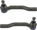 TRQ Front Outer Tie Rod Set Compatible with 2012-2022 Nissan Versa