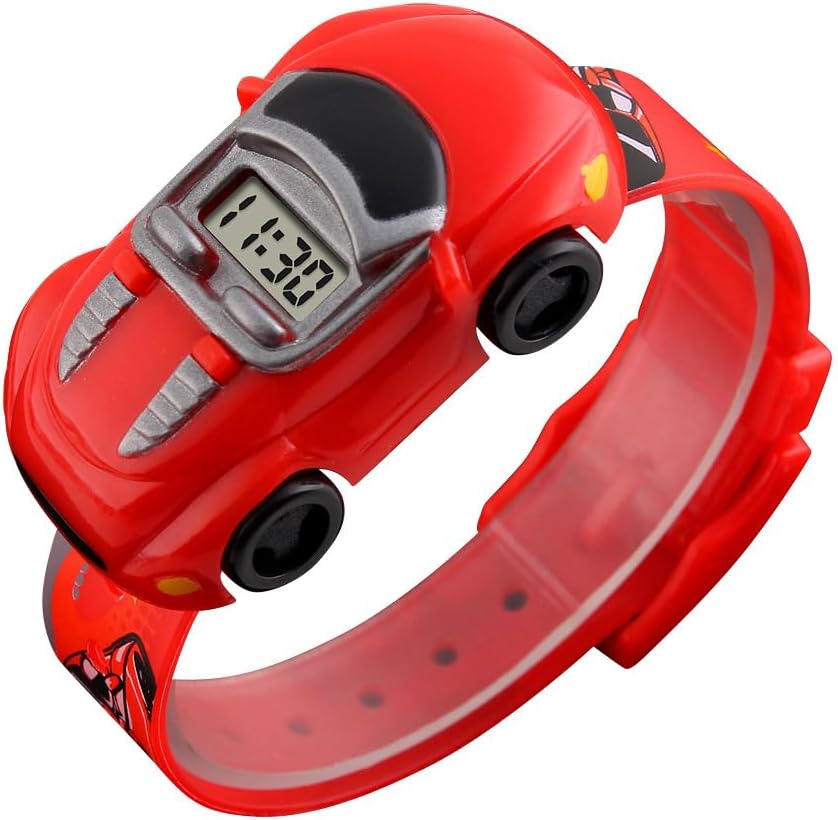 VIGOROSO Kids Digital Car Watch - Fun & Educational Gift