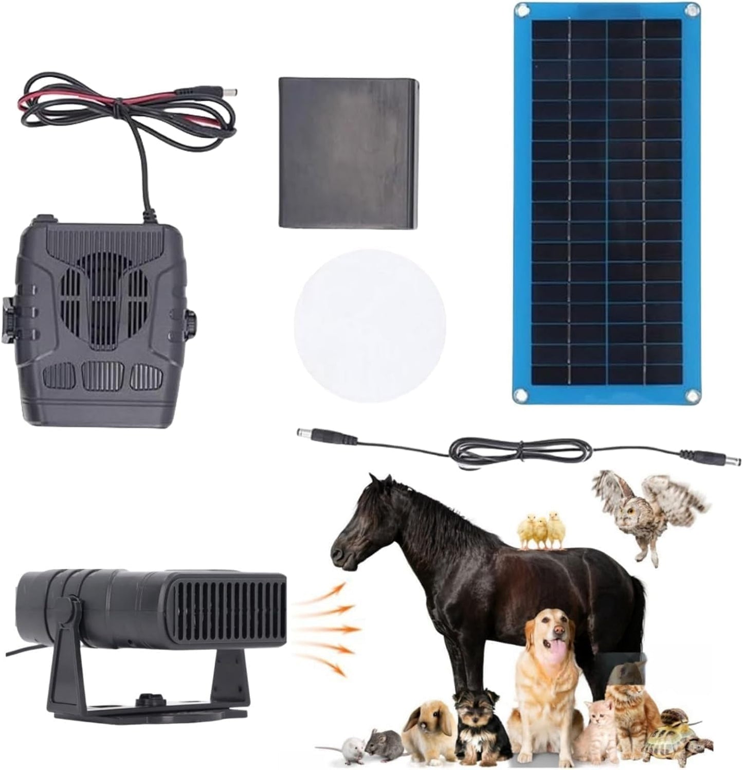Solar-Powered Heater with Overheat Protection