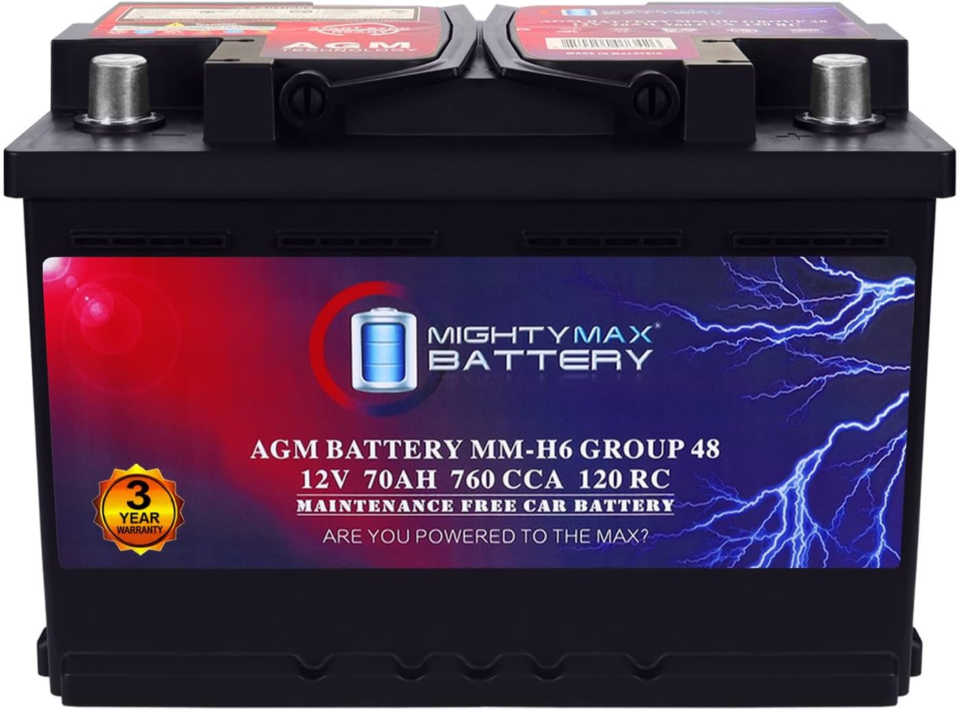 Mighty Max Battery MM-H6 Group 48 12V 70AH Car Battery Review