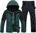 Men's Ski Suit Two Piece Snowboard Jacket and Pants Set - Windproof