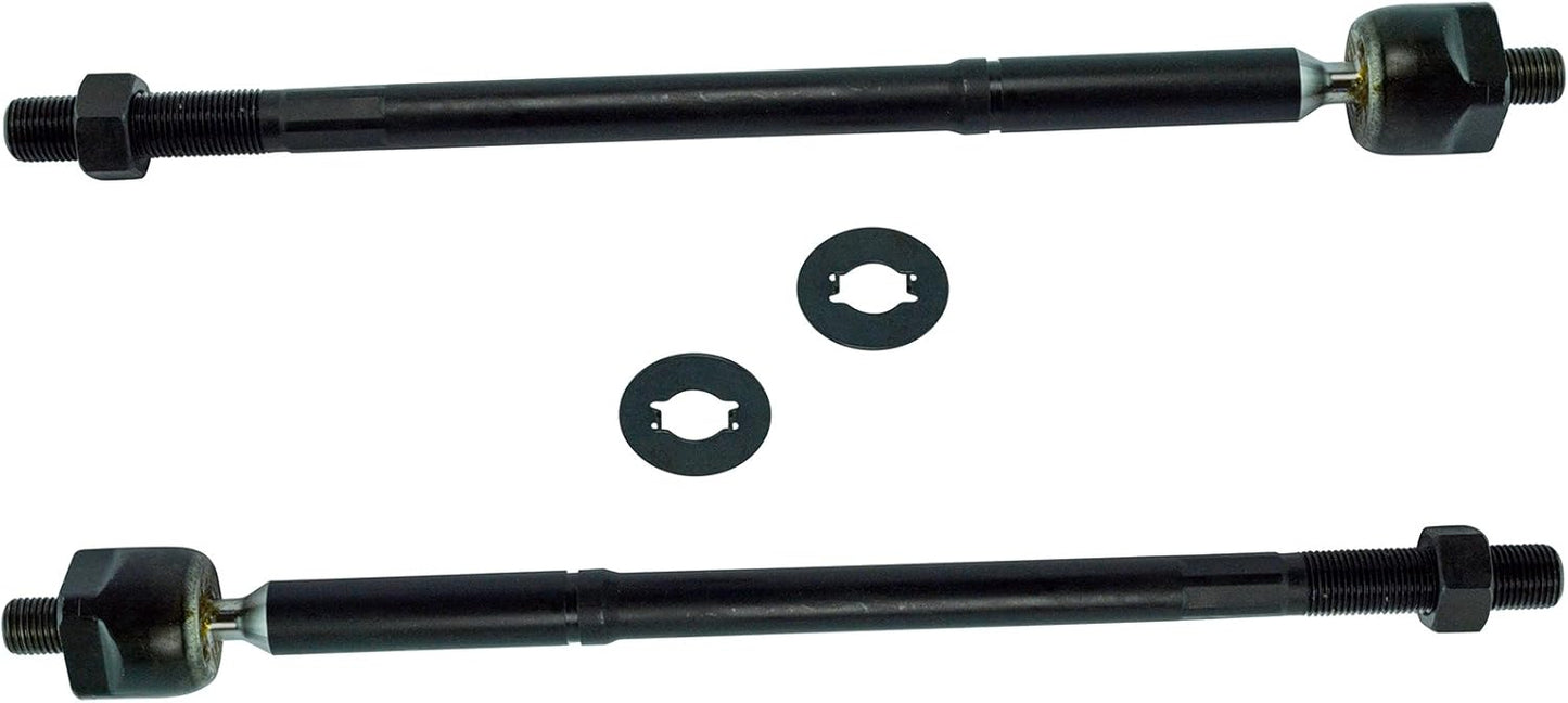 TRQ Front Inner Tie Rod Set for 2009-2019 Toyota Corolla