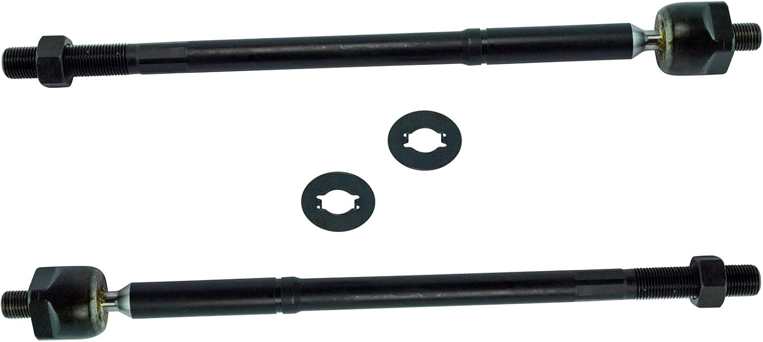 TRQ Front Inner Tie Rod Set for 2009-2019 Toyota Corolla