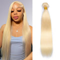 613 Blonde Human Hair Bundles 20in Straight 12A Grade - Soft, Thick