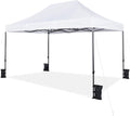 10x15 Pop Up Canopy Tent, White - Heavy Duty Instant Commercial