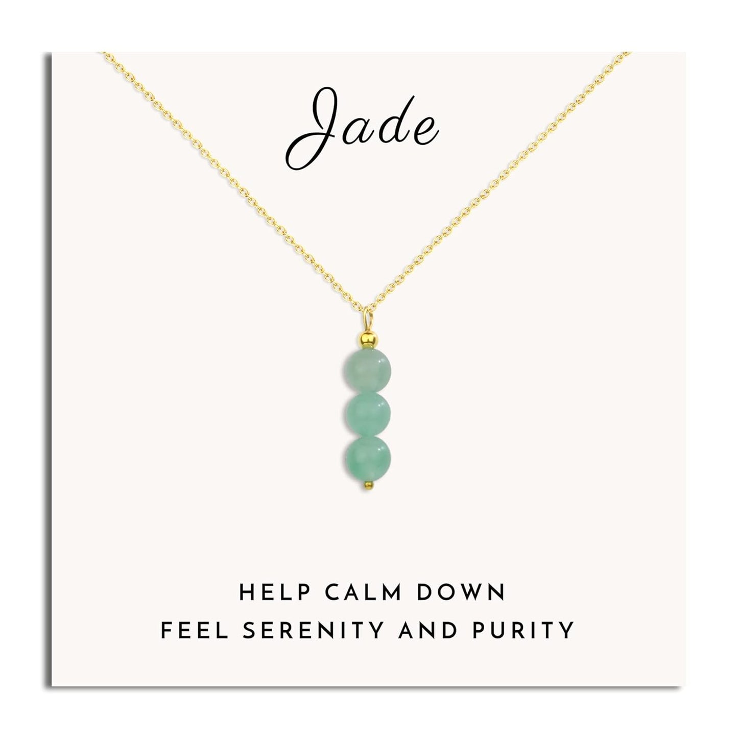 Sparkling Jade Crystal Necklace - Charm in Every Wear