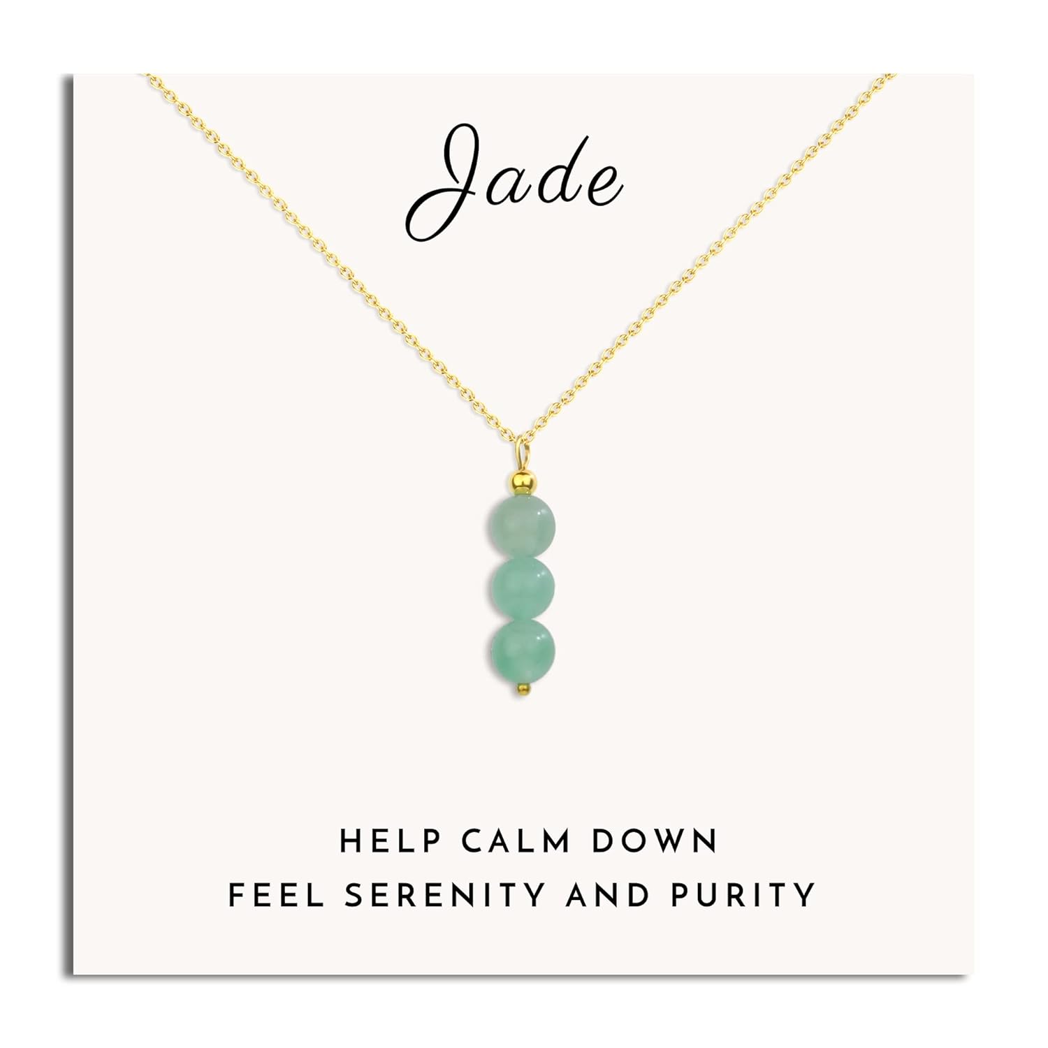 Sparkling Jade Crystal Necklace - Charm in Every Wear