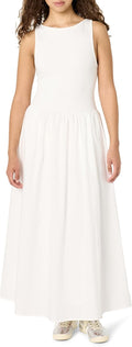 Women's Dia Mixed Fabric Midi Tank Dress - Staple Layered Style