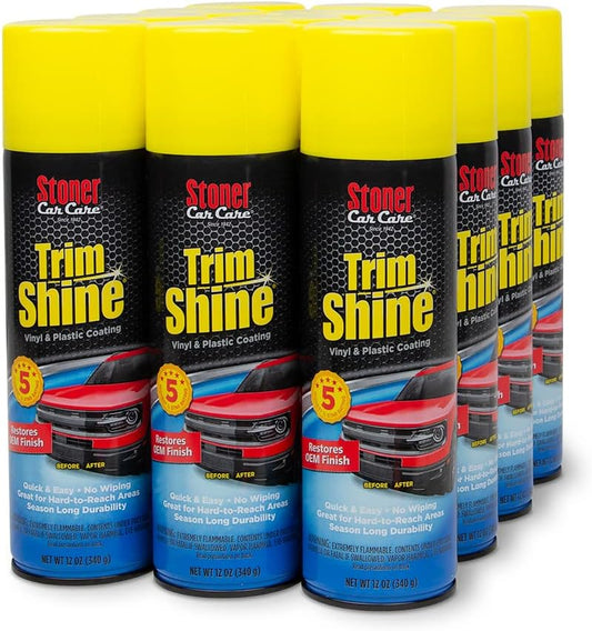 Trim Shine Vinyl and Plastic Protectant for Automotive Detailing