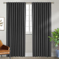 Blackout Curtains for Bedroom 70 x 84 in Dark Grey - Thermal Insulated