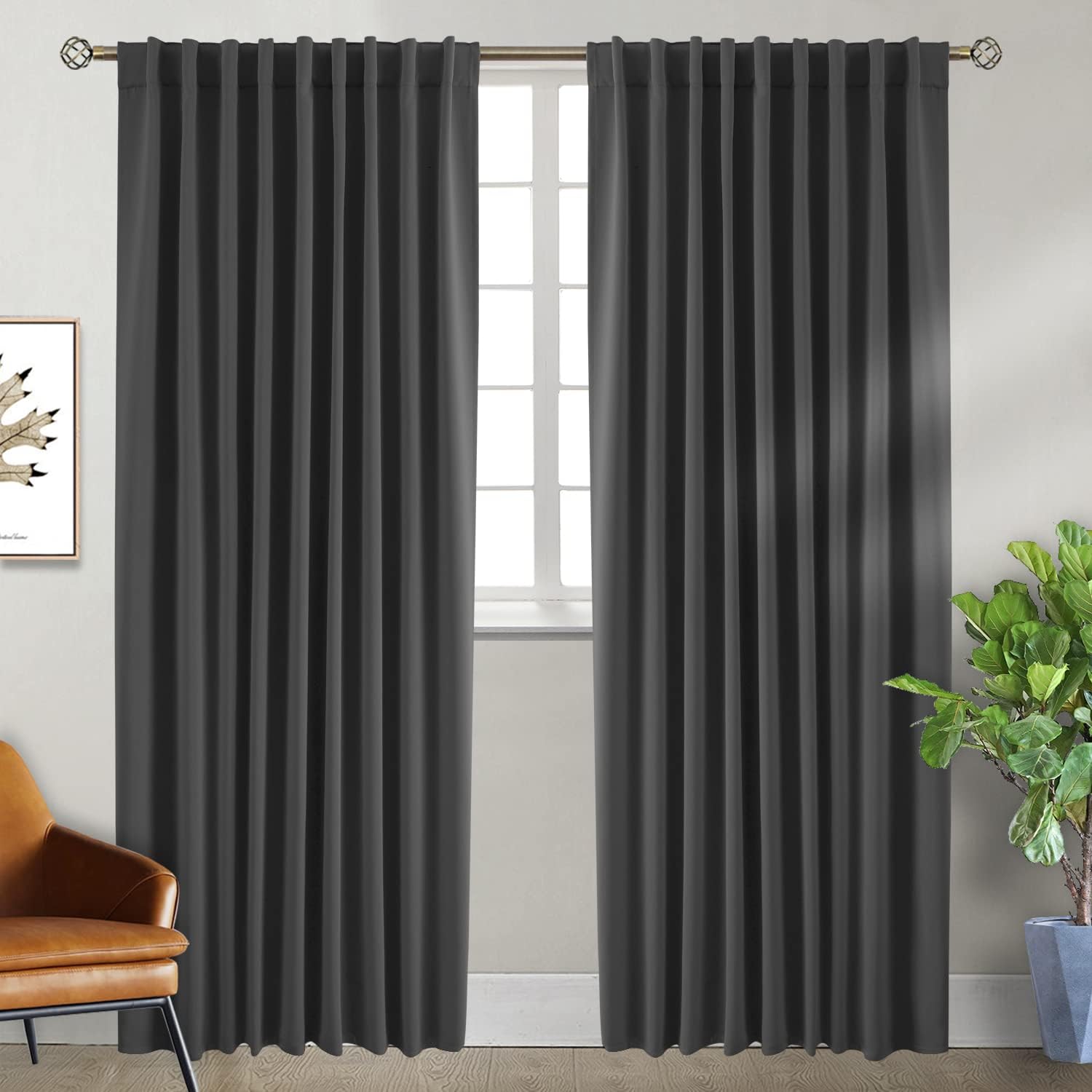 BGment Blackout Curtains for Bedroom - Thermal Insulated Panels