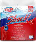 HTH Super Shock Treatment Pool Chlorine Cleaner, 1 lb Pack (12)