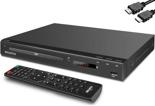 MEGATEK Region-Free HDMI DVD Player for All Your Media Needs
