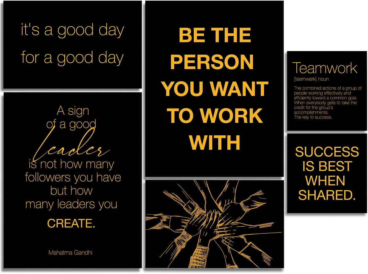 Inspirational Office Wall Art for Women - Motivational Decor