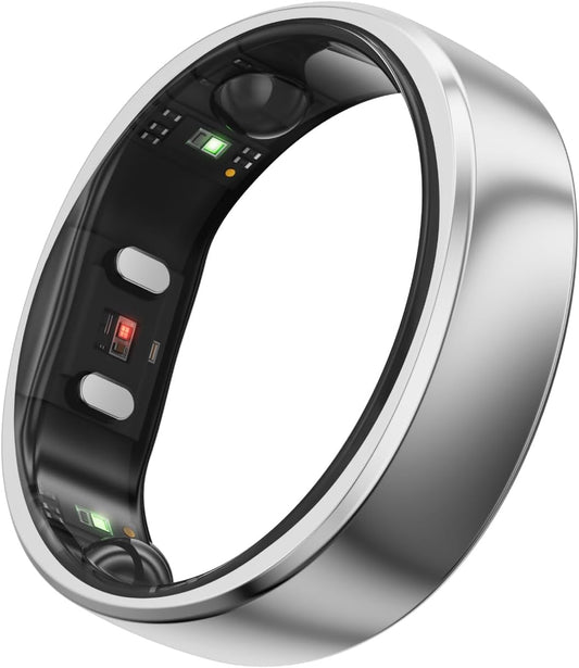 Smart Ring Monitors Sleep Apnea | No Subscription | 12-Day Battery