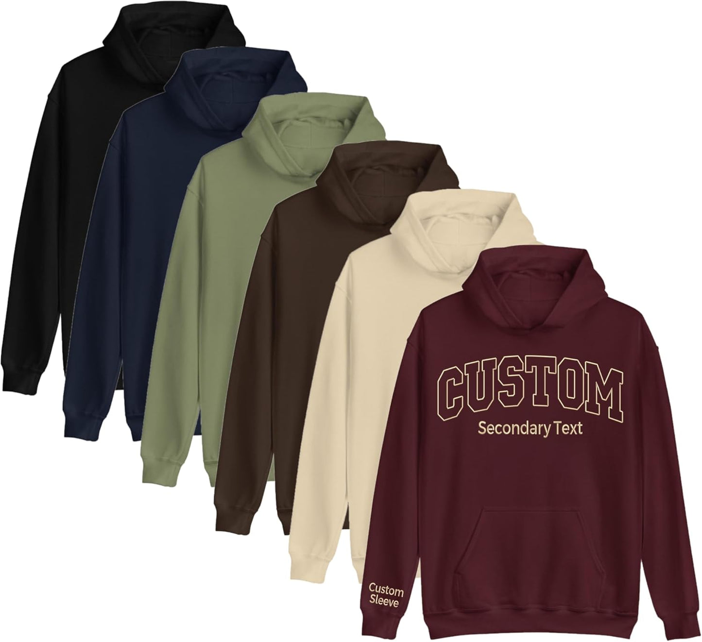 Personalized Custom Hoodie - Design Your Own Embroidery