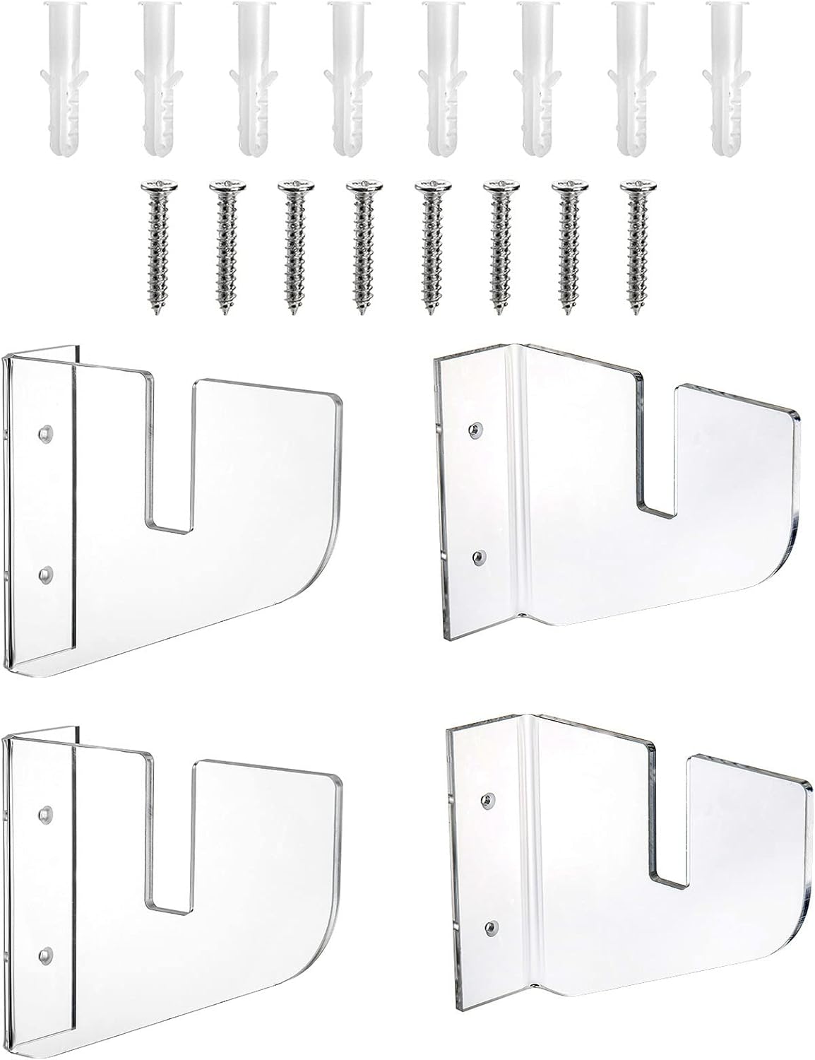 Space-Saving Skateboard Wall Mount Set