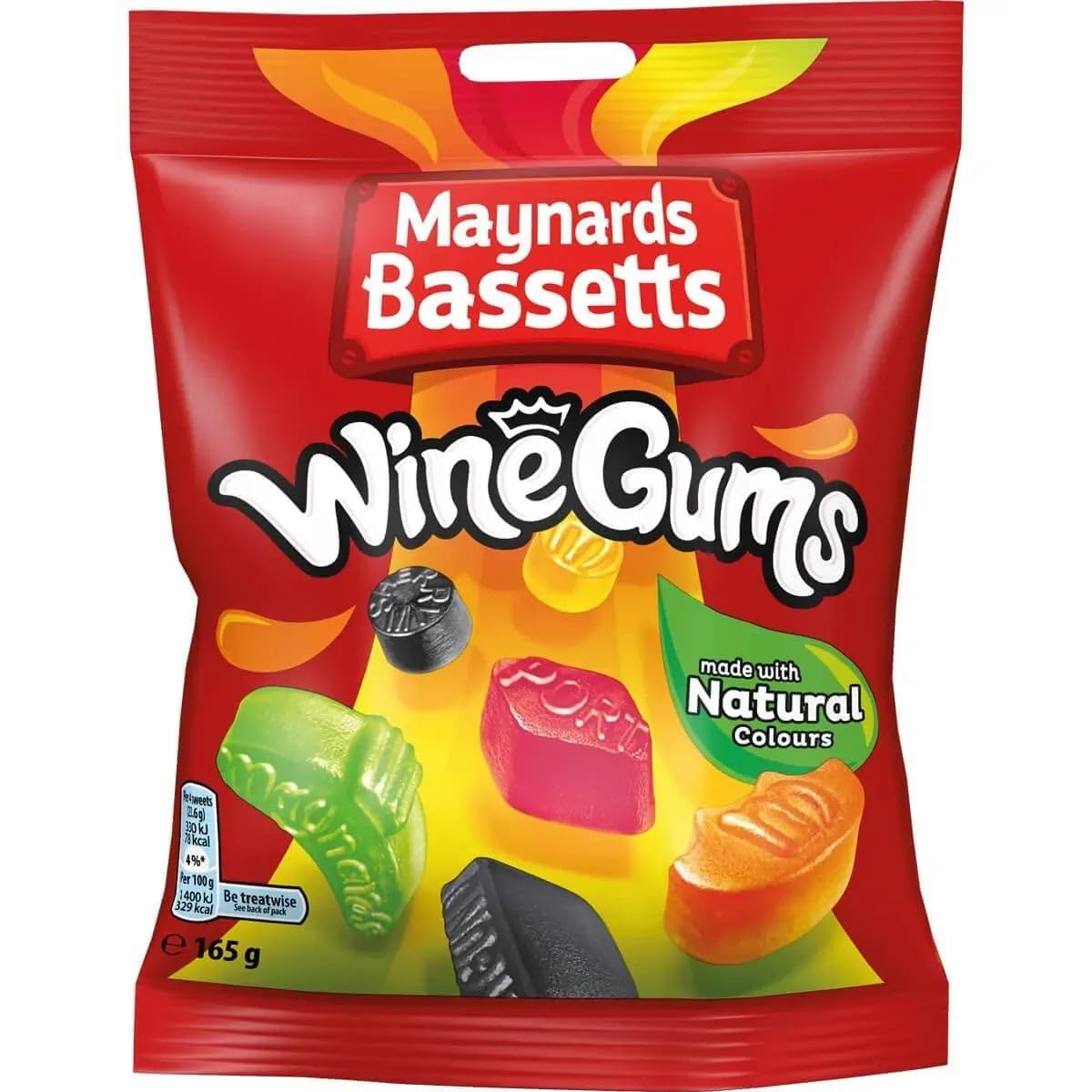 Maynards Wine Gums Bag 165g - Delicious Fruit Flavour Treats