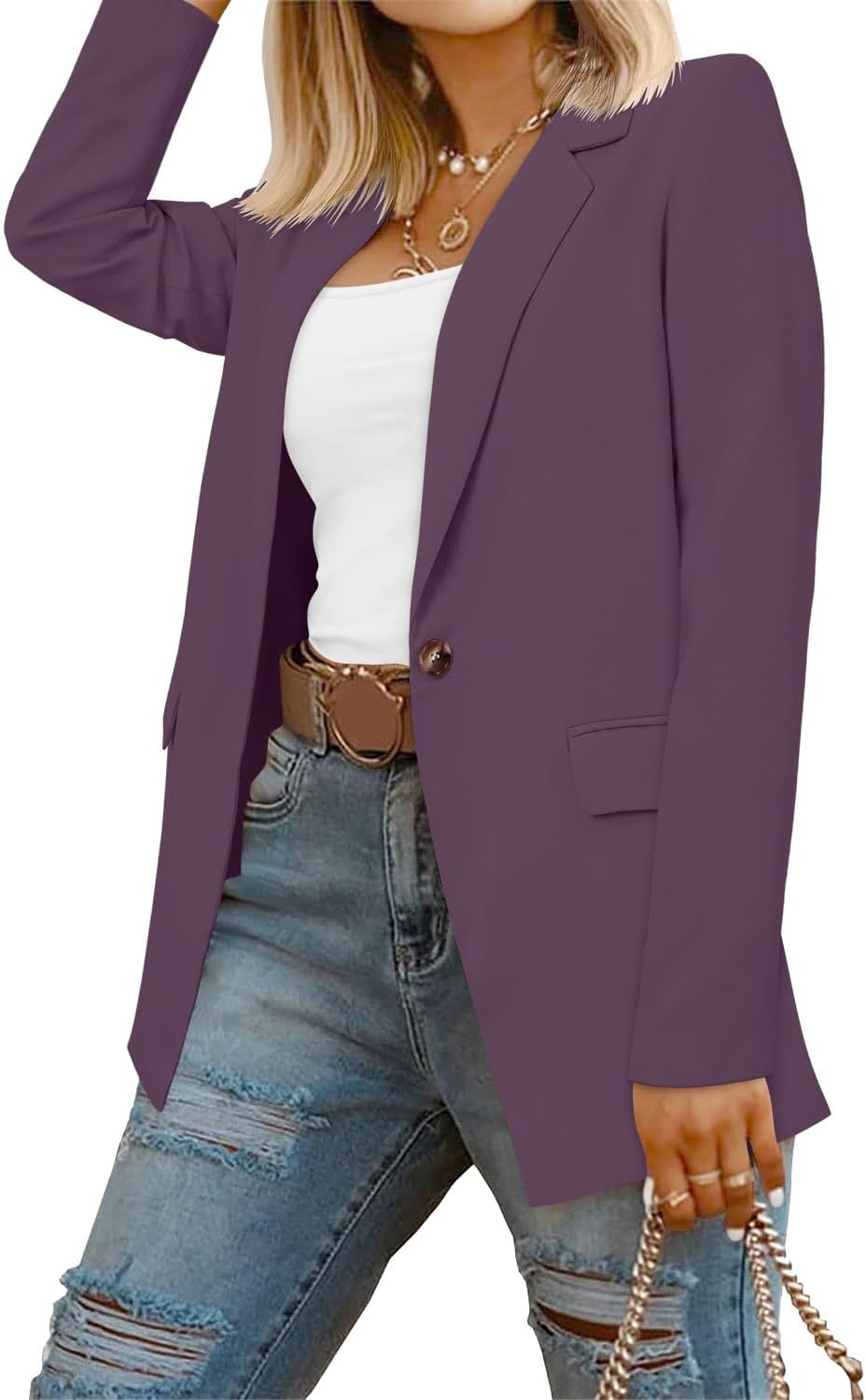 CRAZY GRID Women Business Casual Blazers for Stylish Workwear