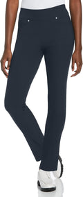 Women's Stretch Golf Pants with Pull-on Waist - Tummy Control & Sun