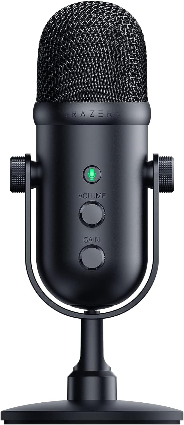 Razer Seiren V2 Pro USB Microphone for Streaming and Gaming