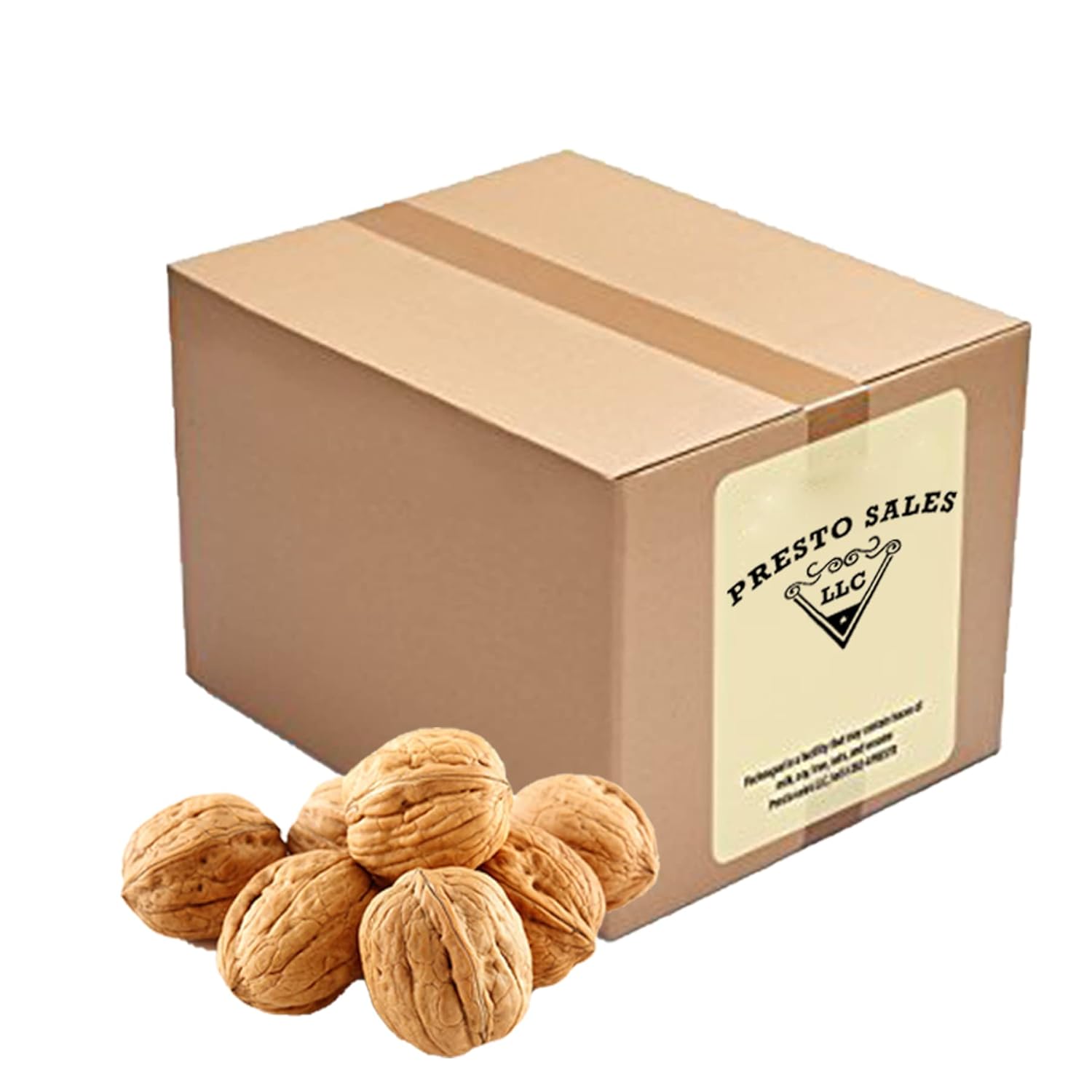 Presto Sales Walnuts In Shell 10 lbs - Healthy Vegan Snack