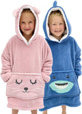 Cozy Kids Hooded Blanket: The Big Softy