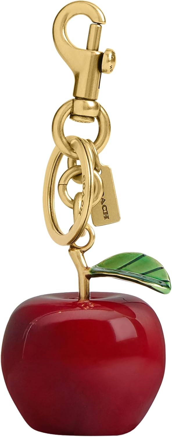 Adorable Apple Bag Charm for Stylish Accessories and Keys