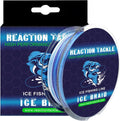 Reaction Tackle Ice Fishing Braided Line 8-Strand - Zero Memory, Tough