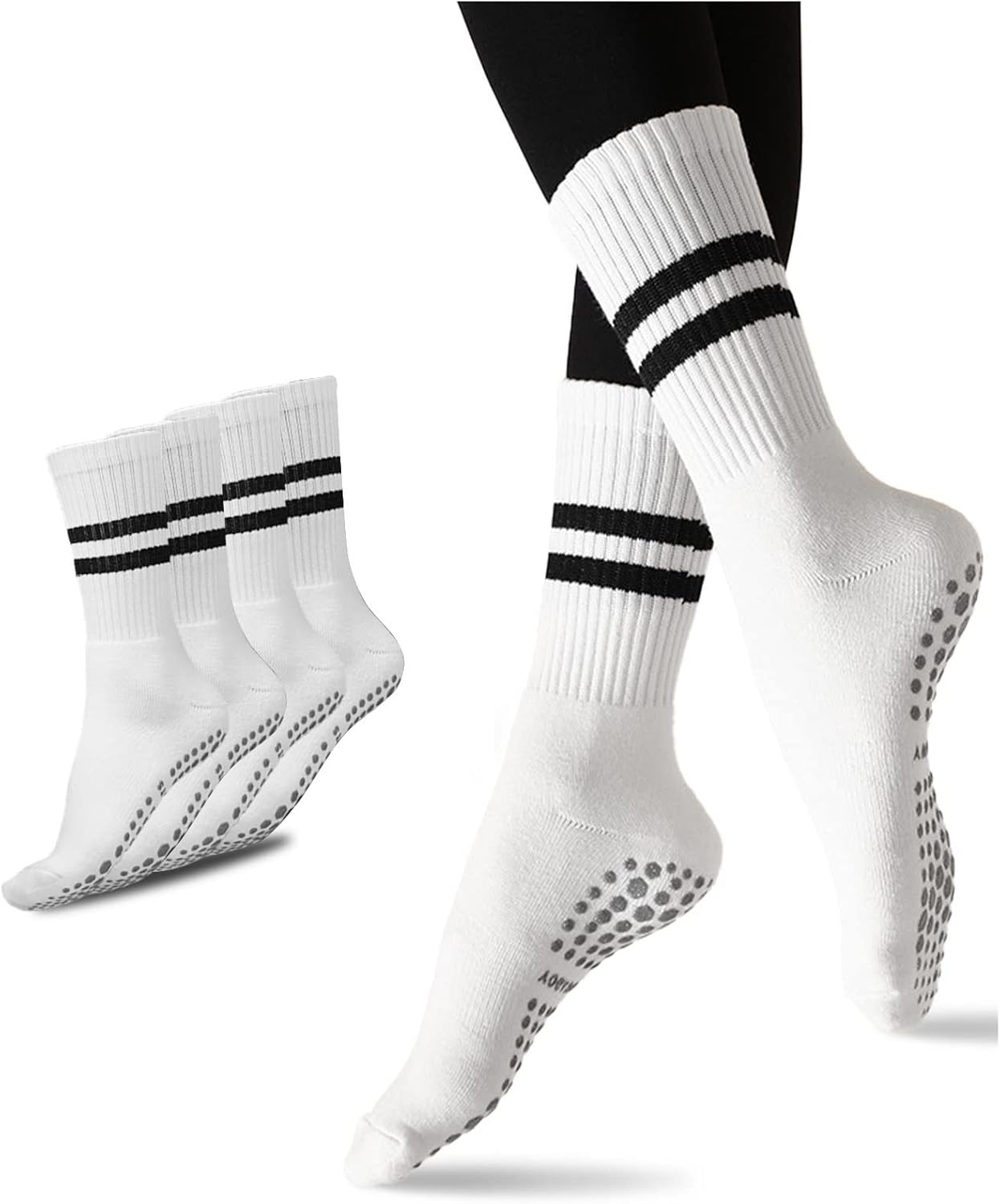 Grippy Flydo Pilates Socks for Non-Slip Moves
