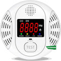 Carbon Monoxide and Smoke Detector with LCD Display - 1-Pack Battery