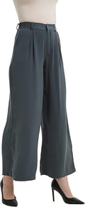 Women High Waist Casual Wide Leg Palazzo Pants - Versatile Look
