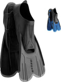Cressi Agua Short Light Swim Fins - Travel Friendly Performance