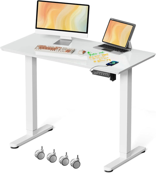 JOY worker Small Electric Standing Desk for Home Office Use