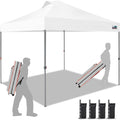 10x10ft Pop Up Canopy Tent - Instant Portable Shelter for Events