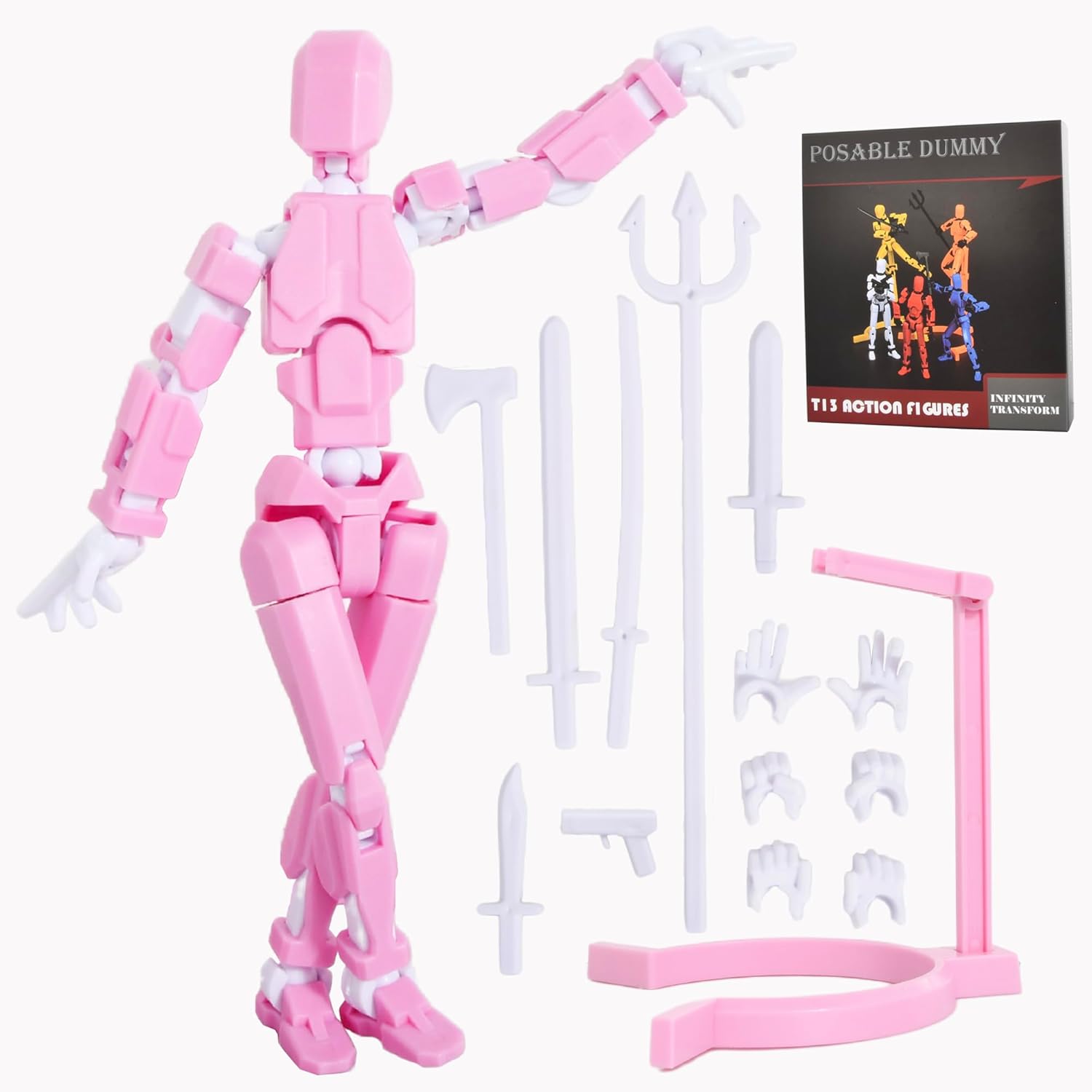 Poseable Creative Action Figure - Ultimate Desk Decor!